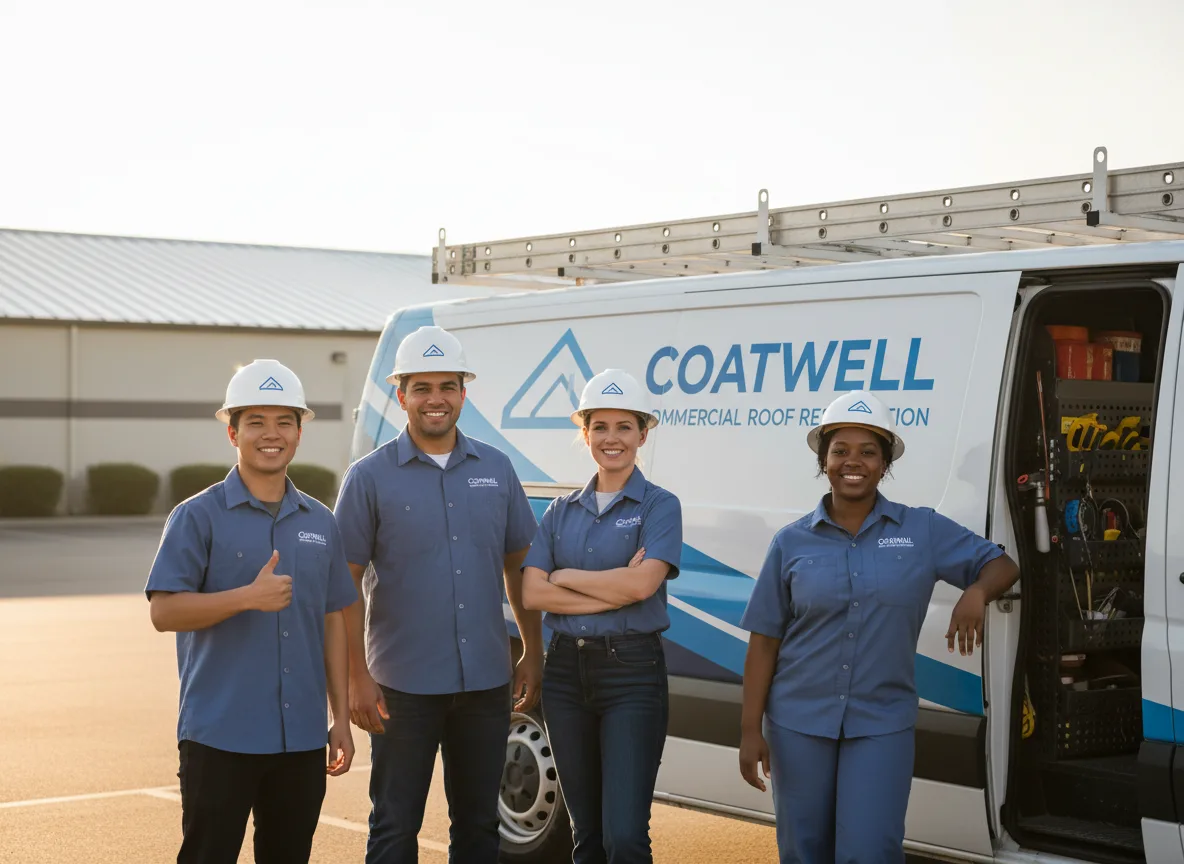 Commercial roof coating company in Bruceville, IN